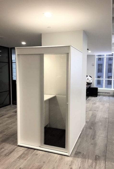 acoustic privacy phone booth